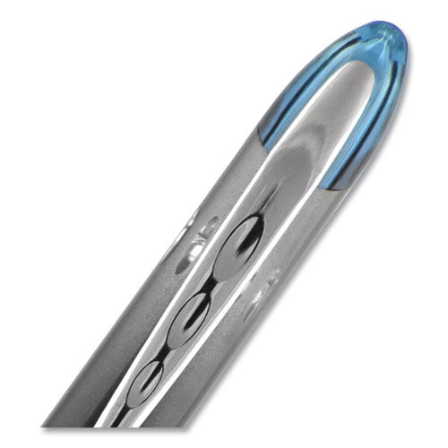 Vision Elite Roller Ball Pen, Stick, Extra-fine 0.5 Mm, Blue-black Ink, Black/blue Barrel