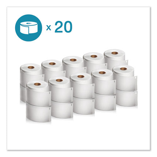 Lw Extra-large Shipping Labels, 4" X 6", White, 220 Labels/roll, 20 Rolls/pack