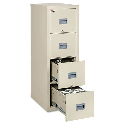 Patriot By Fireking Insulated Fire File, 1-hour Fire Protection, 4 Letter-size File Drawers, Parchment, 17.75 X 31.63 X 52.75