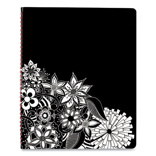 Floradoodle Weekly/monthly Professional Planner, Adult Coloring Artwork, 11 X 8.5, B/w Cover, 12-month (jan-dec): 2023-2024