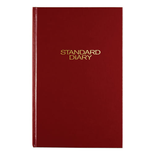 Standard Diary Daily Diary, 2023 Edition, Medium/college Rule, Red Cover, (200) 9.5 X 7.5 Sheets