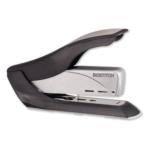 Spring-powered Premium Heavy-duty Stapler, 65-sheet Capacity, Black/silver