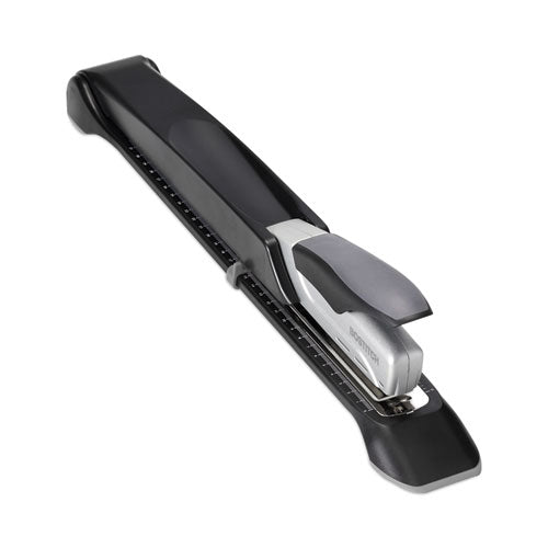 Long Reach Stapler, 25-sheet Capacity, 12" Throat, Black/silver