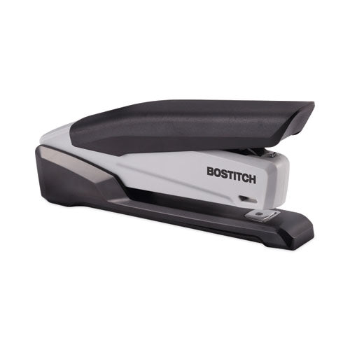 Ecostapler Spring-powered Desktop Stapler With Antimicrobial Protection, 20-sheet Capacity, Gray/black