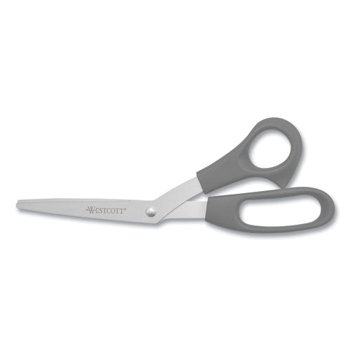 Value Line Stainless Steel Shears, 8" Long, 3.5" Cut Length, Black Offset Handles, 3/pack