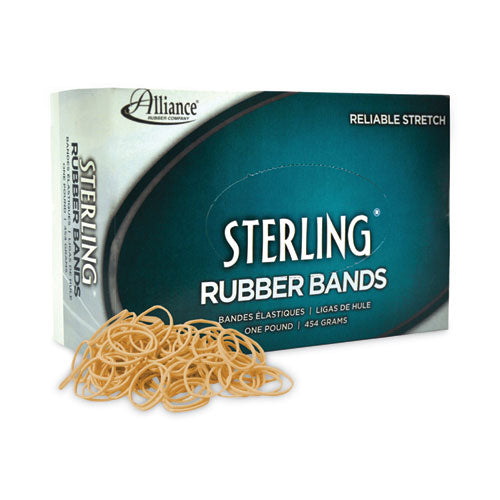 Sterling Rubber Bands, Size 10, 0.03" Gauge, Crepe, 1 Lb Box, 5,000/box