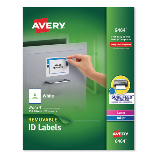 Removable Multi-use Labels, Inkjet/laser Printers, 1 X 0.75, White, 20/sheet, 50 Sheets/pack, (5428)