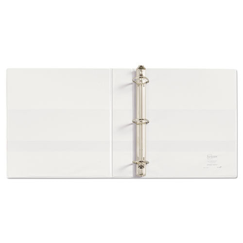 Durable View Binder With Durahinge And Ezd Rings, 3 Rings, 1.5" Capacity, 11 X 8.5, White, (9401)