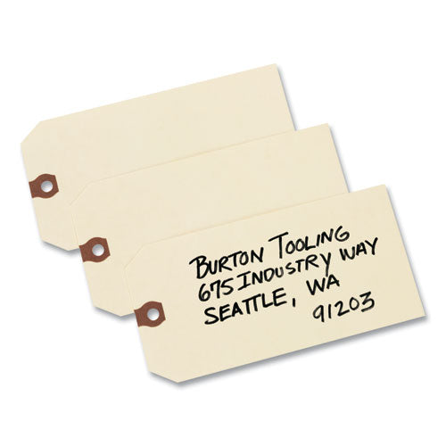 Unstrung Shipping Tags, 11.5 Pt Stock, 2.75 X 1.38, Manila, 1,000/box