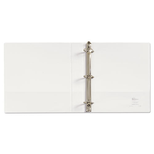 Durable View Binder With Durahinge And Slant Rings, 3 Rings, 1.5" Capacity, 11 X 8.5, White