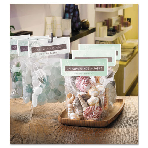 Sure Feed Printable Toppers With Bags, 1.75 X 5, White, 40/pack