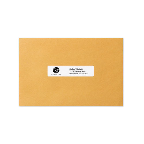 Dot Matrix Printer Mailing Labels, Pin-fed Printers, 0.94 X 4, White, 5,000/box