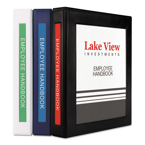 Framed View Heavy-duty Binders, 3 Rings, 2" Capacity, 11 X 8.5, Black