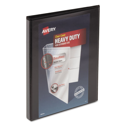 Heavy-duty View Binder With Durahinge And One Touch Slant Rings, 3 Rings, 0.5" Capacity, 11 X 8.5, White