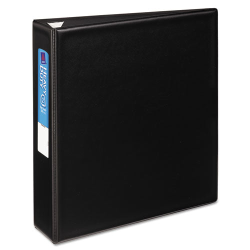 Heavy-duty Non-view Binder With Durahinge And One Touch Ezd Rings, 3 Rings, 2" Capacity, 11 X 8.5, Black