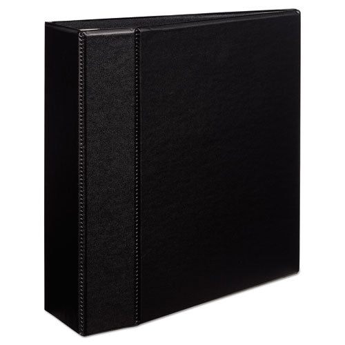 Heavy-duty Non-view Binder With Durahinge And Locking One Touch Ezd Rings, 3 Rings, 4" Capacity, 11 X 8.5, Black