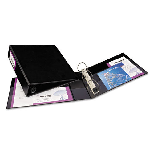 Heavy-duty Non-view Binder With Durahinge And One Touch Ezd Rings, 3 Rings, 2" Capacity, 11 X 8.5, Black