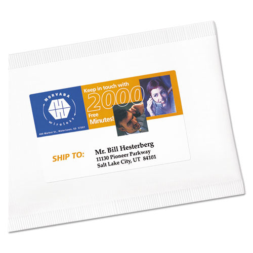 Vibrant Inkjet Color-print Labels W/ Sure Feed, 3.33 X 4, Matte White, 120/pk