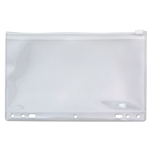 Zip-all Ring Binder Pocket, 8.5 X 11, Clear