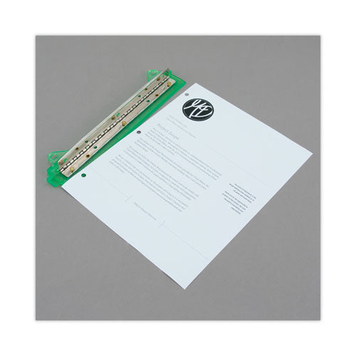 6-sheet Trident Binder Punch, Three-hole, 1/4" Holes, Assorted Colors