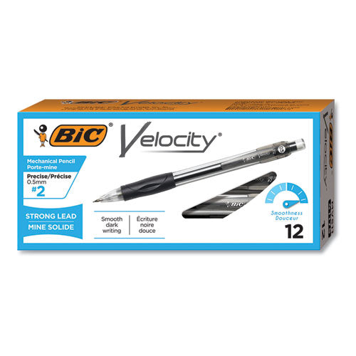 Velocity Original Mechanical Pencil, 0.9 Mm, Hb (#2.5), Black Lead, Turquoise Barrel, Dozen