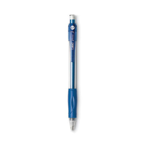 Velocity Original Mechanical Pencil, 0.7 Mm, Hb (#2.5), Black Lead, Blue Barrel, Dozen