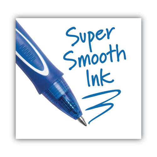 Gel-ocity Quick Dry Gel Pen, Retractable, Fine 0.7 Mm, Three Assorted Ink And Barrel Colors, Dozen