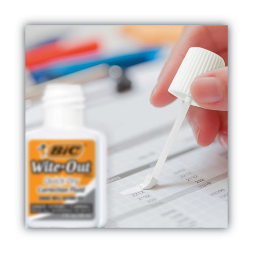 Wite-out Quick Dry Correction Fluid, 20 Ml Bottle, White, 3/pack