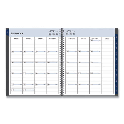 Passages Weekly/monthly Planner, 11 X 8.5, Charcoal Cover, 12-month (jan To Dec): 2023