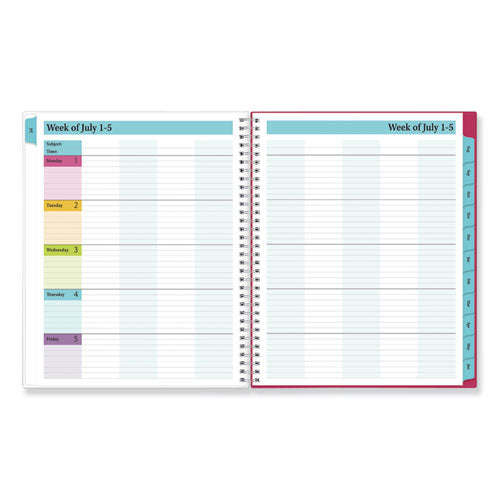 Teacher Dots Academic Year Create-your-own Cover Weekly/monthly Planner, 11 X 8.5, 12-month (july To June): 2022 To 2023