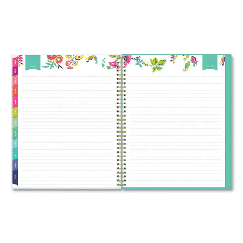 Day Designer Peyton Create-your-own Cover Weekly/monthly Planner, Floral Artwork, 11 X 8.5, White, 12-month (jan-dec): 2023