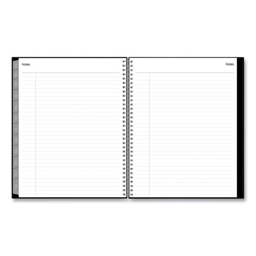 Enterprise Weekly Appointment Planner, Enterprise Formatting, 11 X 8.5, Black Cover, 12-month (jan To Dec): 2024