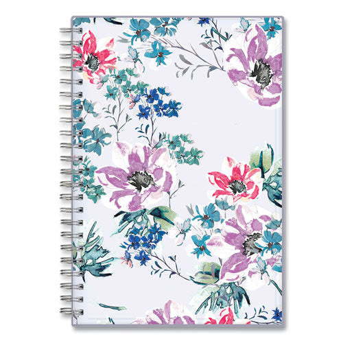 Laila Create-your-own Cover Weekly/monthly Planner, Wildflower Artwork, 8 X 5, Purple/blue/pink, 12-month (jan-dec): 2023