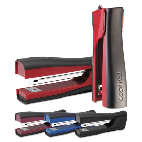 Dynamo Stapler, 20-sheet Capacity, Wine Metallic