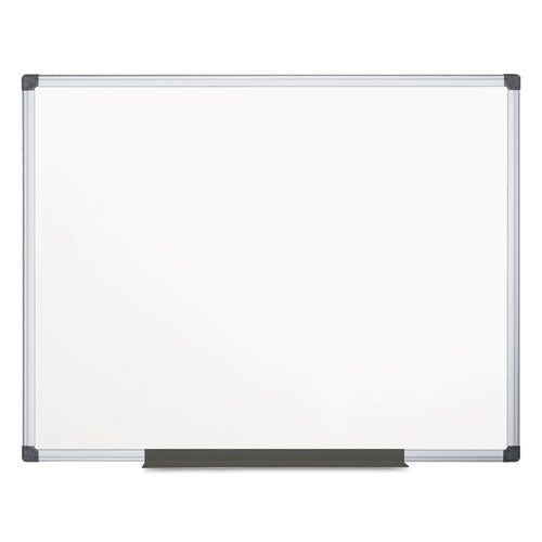 Porcelain Value Dry Erase Board, 24 X 36, White Surface, Silver Aluminum Frame