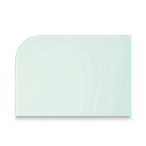 Magnetic Glass Dry Erase Board, 48 X 36, Opaque White Surface