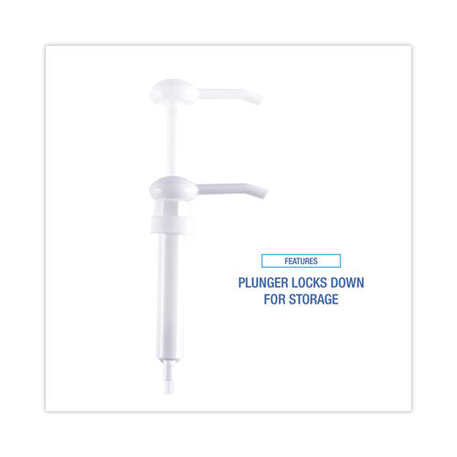 Siphon Pump, 1 Oz/pump, For 1 Gal Bottles, Plastic, 12" Tube, White