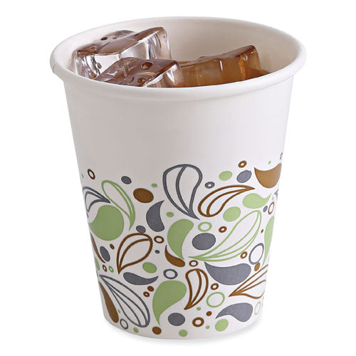 Deerfield Printed Paper Cold Cups, 12 Oz, 50 Cups/sleeve, 20 Sleeves/carton