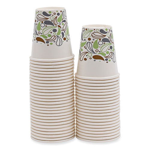 Vasos fríos de papel impreso Deerfield, 12 oz, 50 vasos/manguito, 20 manguitos/cartón