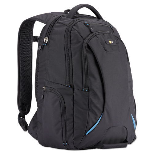 Checkpoint Friendly Backpack, Fits Devices Up To 15.6", Polyester, 2.76 X 13.39 X 19.69, Black