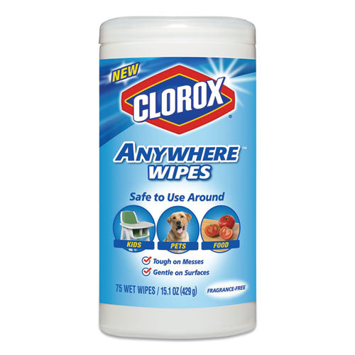 Disinfecting Wipes, 1-ply, 7 X 8, Fresh Scent, White, 35/canister