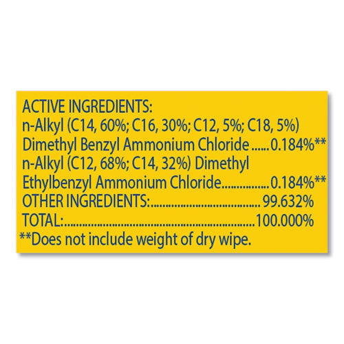 Disinfecting Wipes, 1-ply, 7 X 8, Fresh Scent/citrus Blend, White, 75/canister, 3/pack, 4 Packs/carton