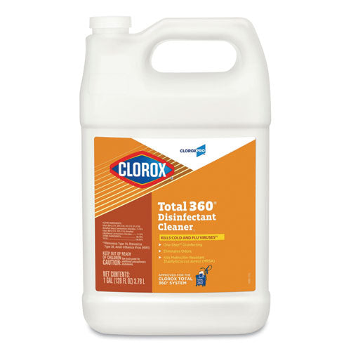 Total 360 Disinfectant Cleaner, 128 Oz Bottle, 4/carton