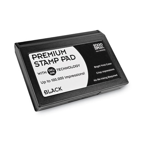 Microgel Stamp Pad For 2000 Plus, 4.25" X 2.75", Black