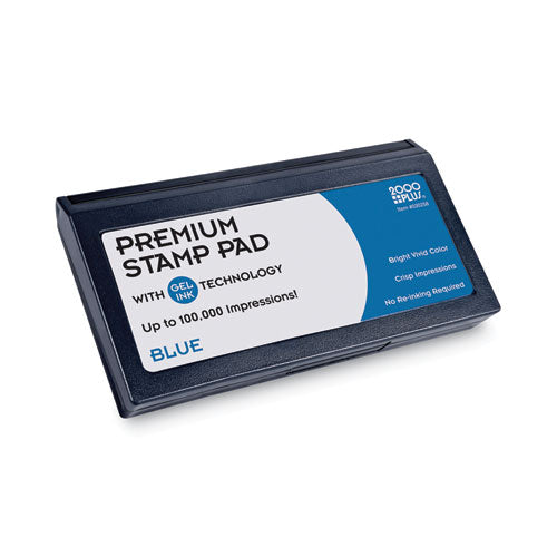 Microgel Stamp Pad For 2000 Plus, 6.17" X 3.13", Blue