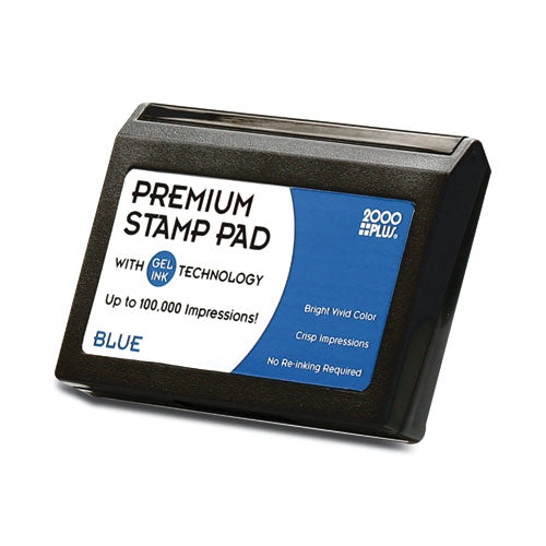 Microgel Stamp Pad For 2000 Plus, 6.17" X 3.13", Blue