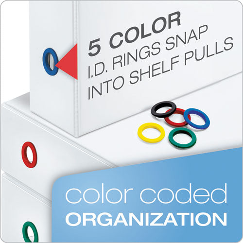 Freestand Easy Open Locking Slant-d Ring Binder, 3 Rings, 2" Capacity, 11 X 8.5, White