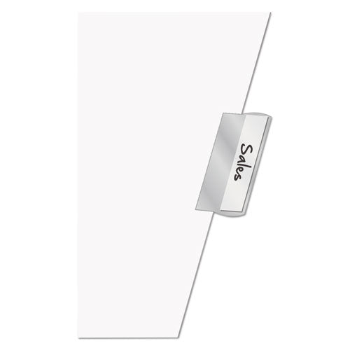 Paper Insertable Dividers, 8-tab, 11 X 17, White, Clear Tabs, 1 Set