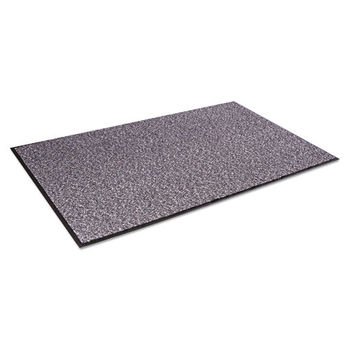 Cordless Stat-zap Carpet Top Mat, Pewter Gray Carpeted Olefin-polypropylene Surface, 36" X 60"