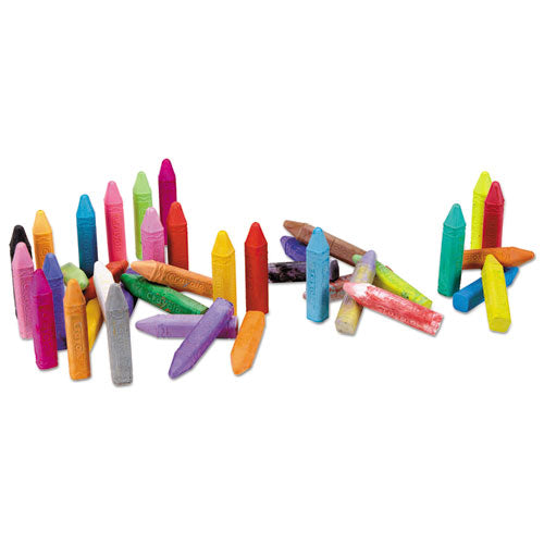 Ultimate Sidewalk Chalk, 4" X 0.5" Diameter, 60 Assorted Colors, 64/set